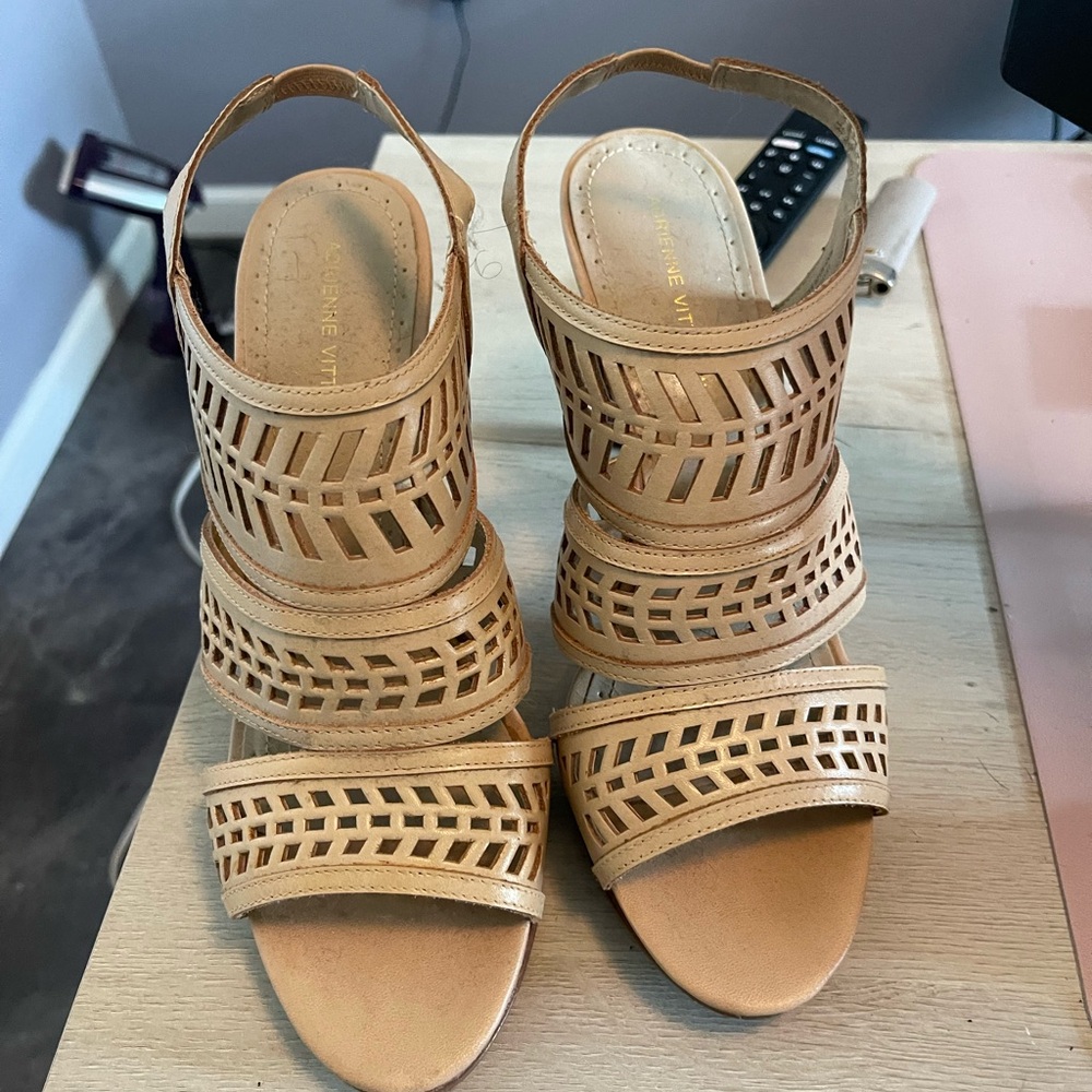 Gently worn nude heels